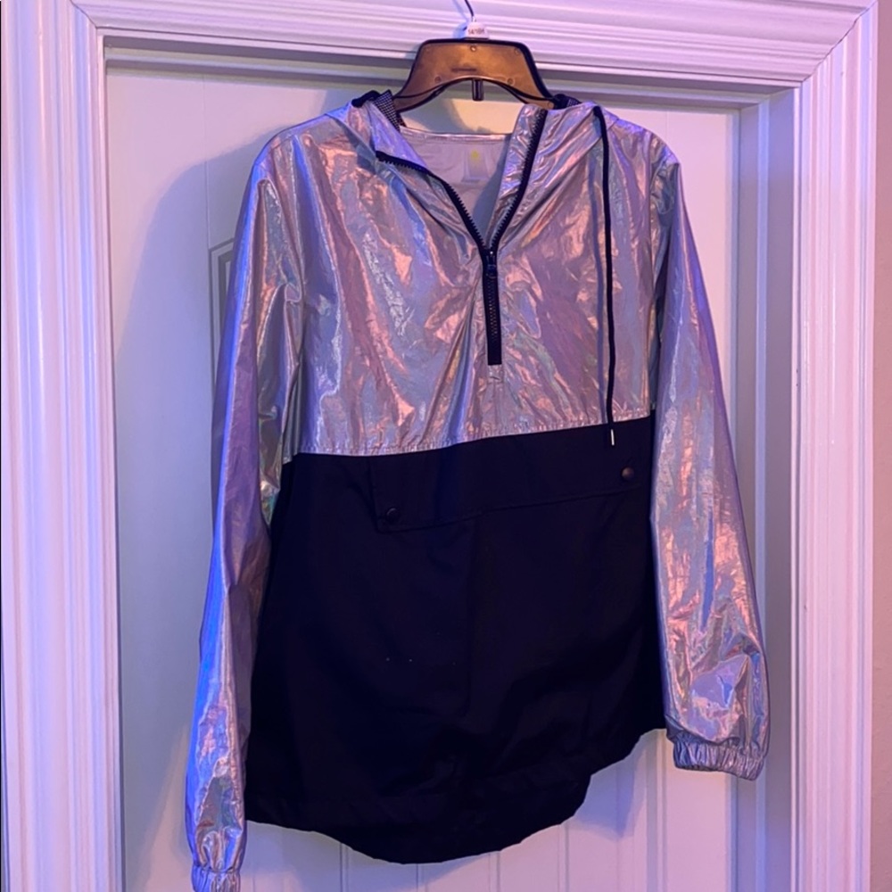 Holographic Rain pullover Jacket